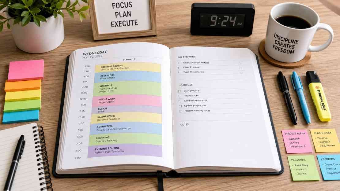Maximizing Productivity with a Daily Planner